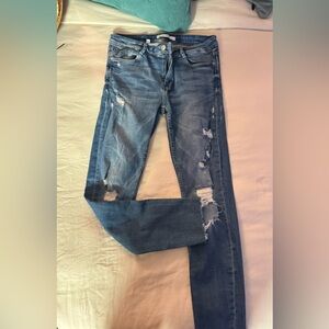 Zara Women's Blue Denim Jeans